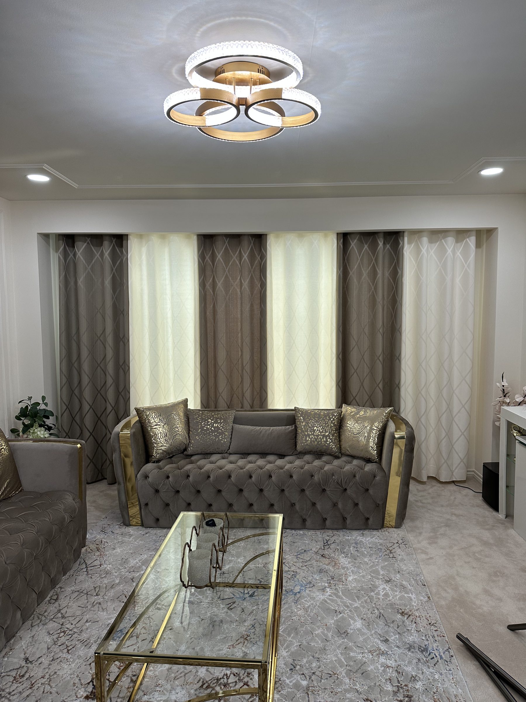 Luxury Living — Layered Treatments